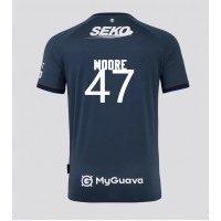 Dres Rangers Mikey Moore #47 Tretina 2025-26 Krátky Rukáv